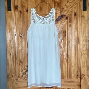 Charlotte Russe White Lace Mini Dress